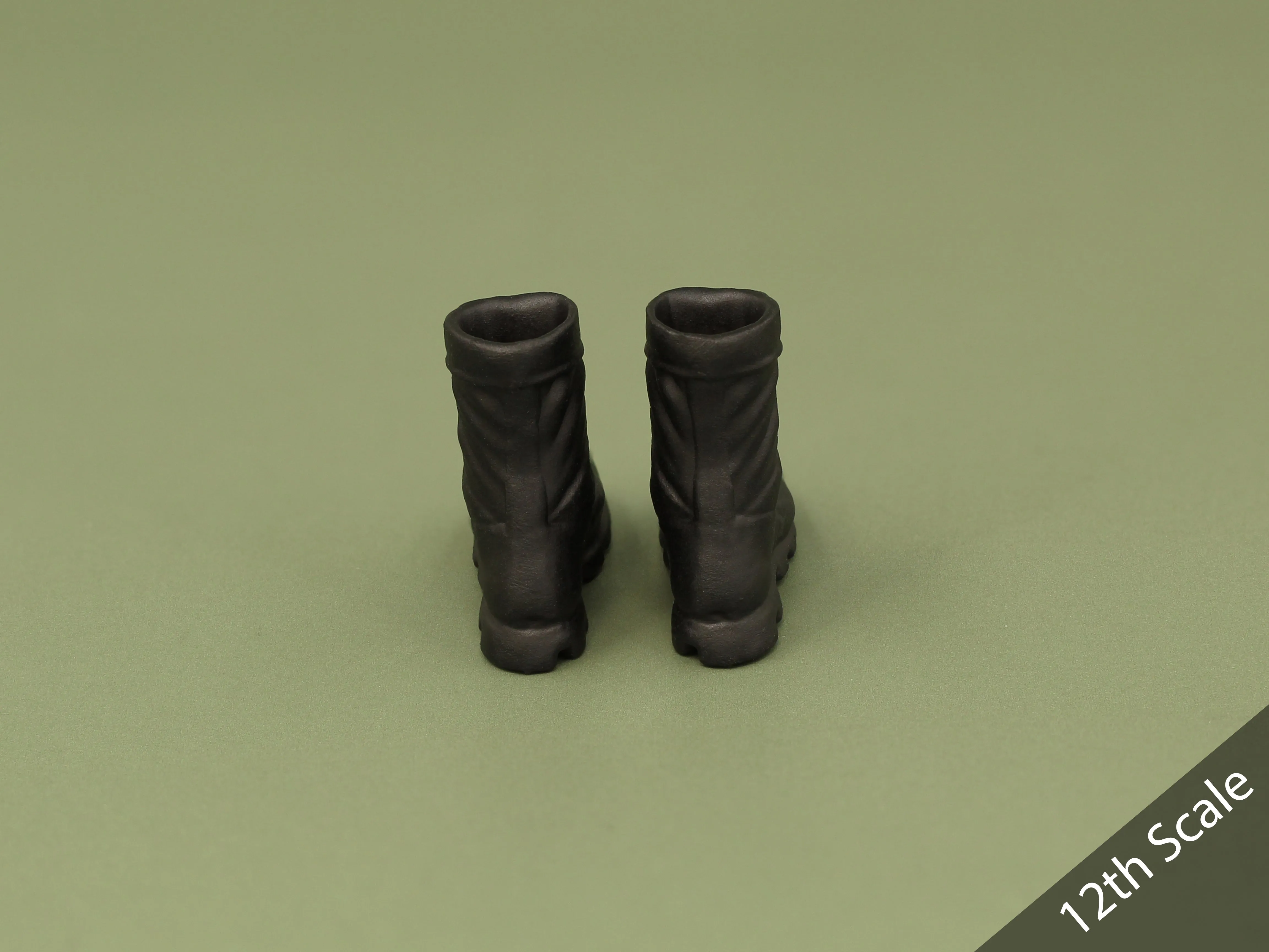 1/6 or 1/12 - Custom 3D - Combat Boots (Peg Type)