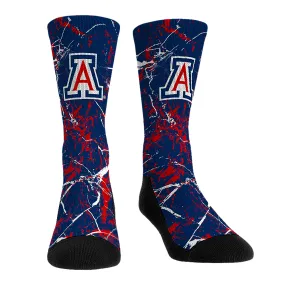 Arizona Wildcats - Cracked Marble