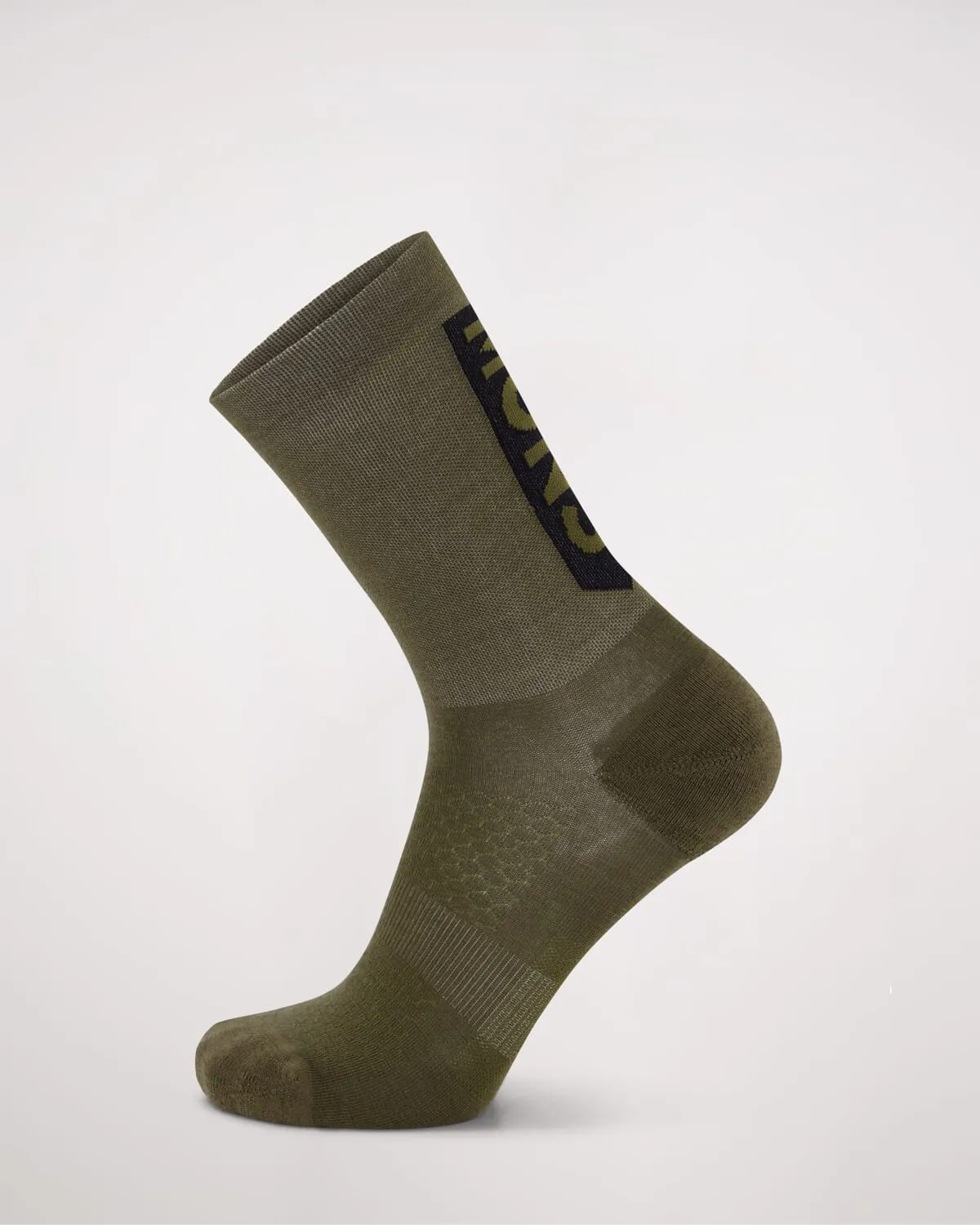 Atlas Merino Crew Sock - Dark Olive