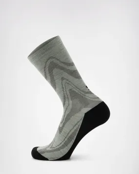 Atlas Merino Crew Sock - Glacier