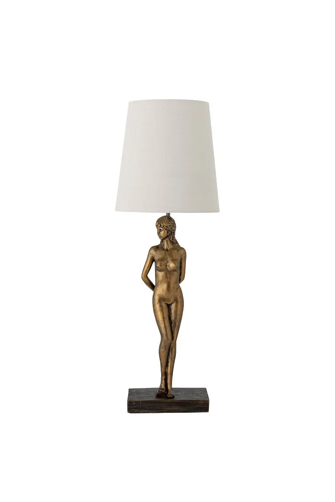 Brass Lady Table Lamp