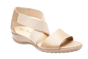 Charity Sandal in Neutral Leather