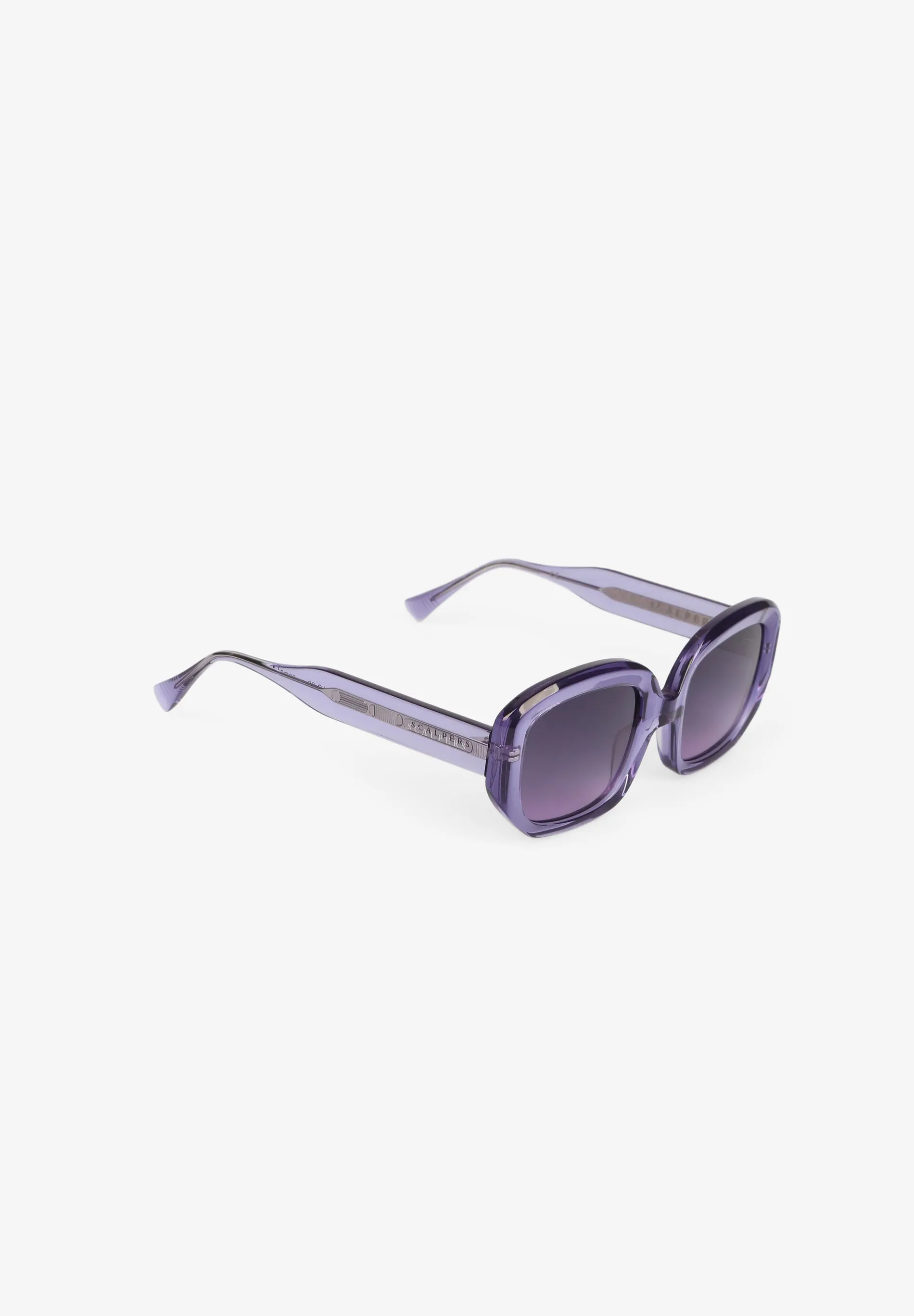 CLEAR-FRAMED SUNGLASSES