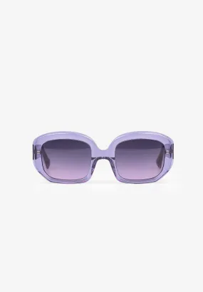 CLEAR-FRAMED SUNGLASSES