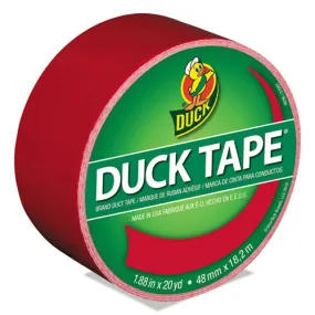 Colored Duct Tape, 3 Core, 1.88 X 20 Yds, Red