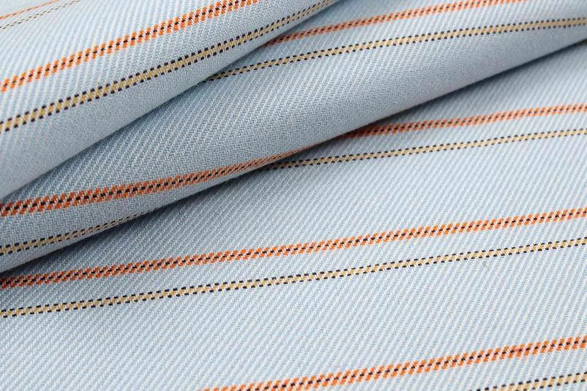 Cotton Blend Flannel Shirting - Stripes