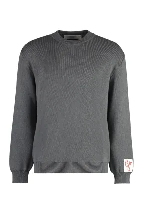 DAVIS COTTON CREW-NECK SWEATER