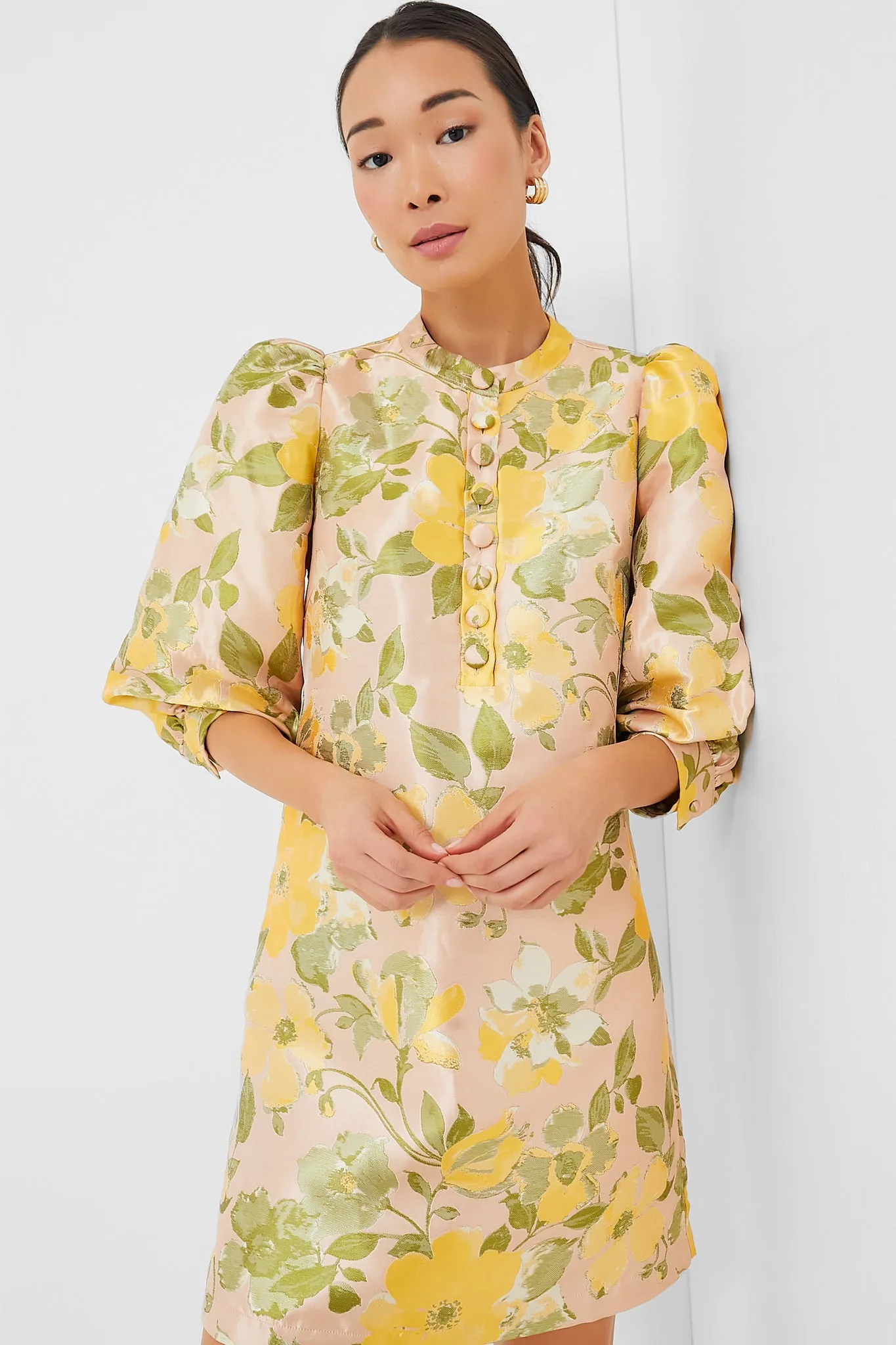 Daylily Jacquard Samantha Dress