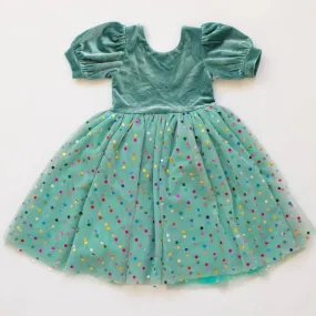 Diana Dress in Minty Confetti