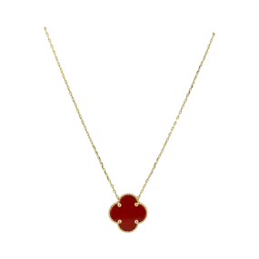 ENAMEL CLOVER NECKLACE