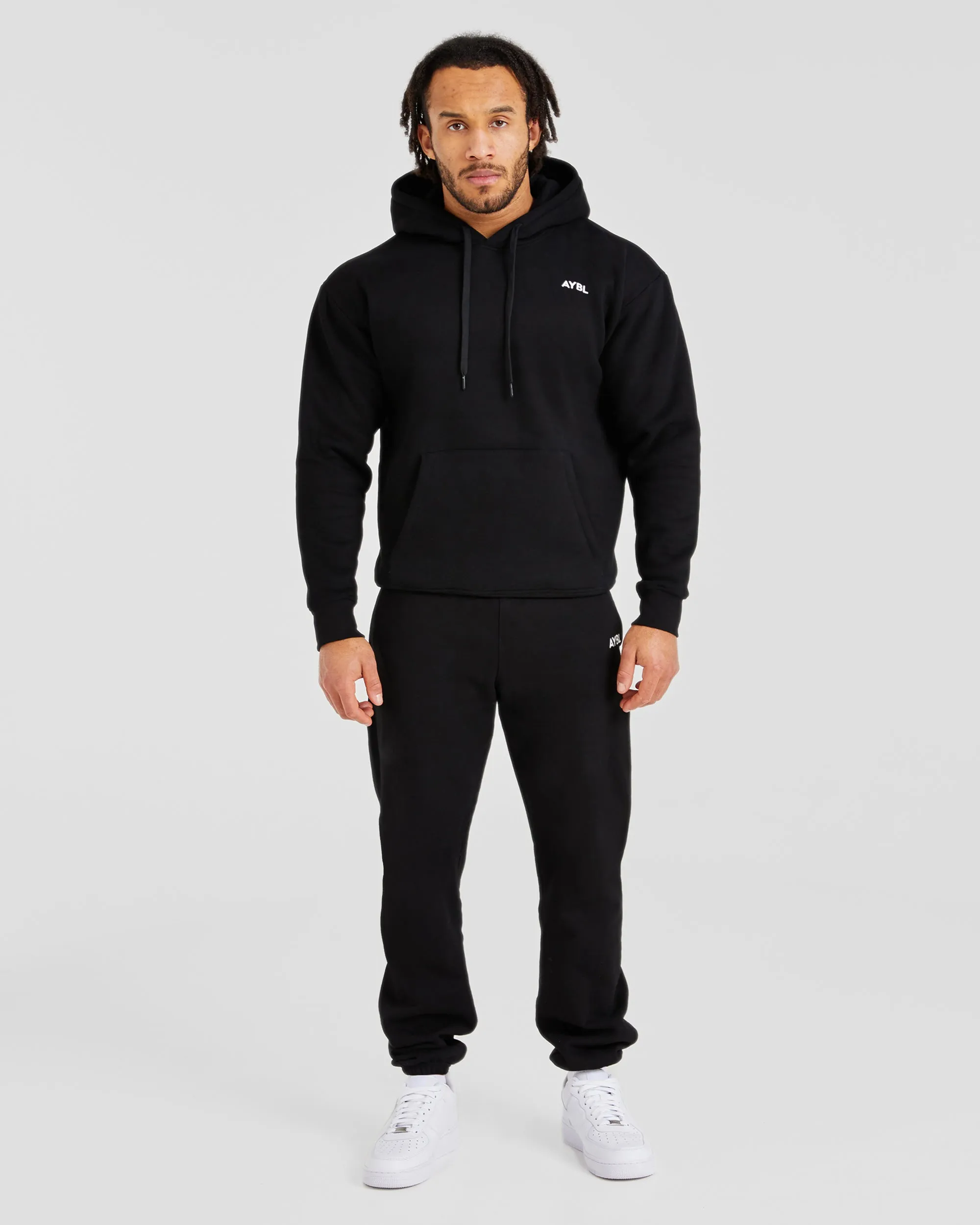 Essential Oversized Joggers - Black