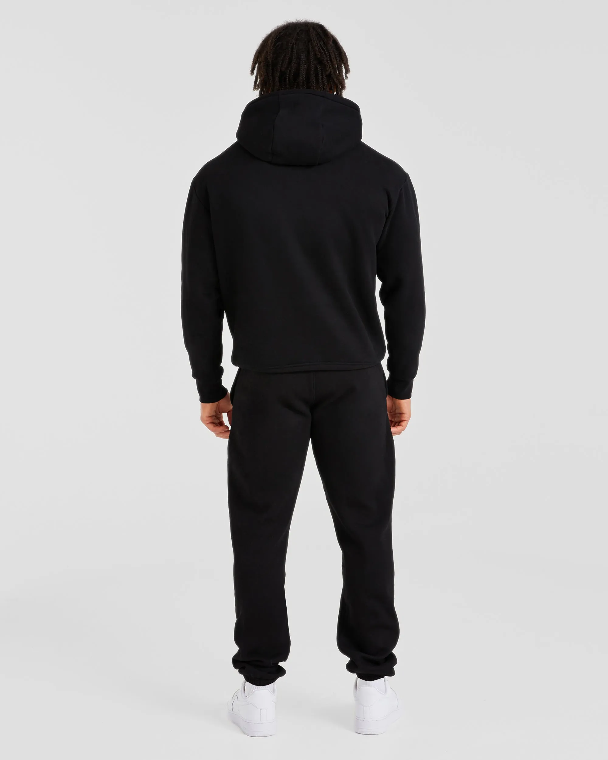 Essential Oversized Joggers - Black