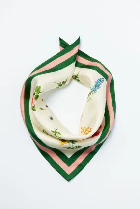 Fresh Buds Silk Scarf