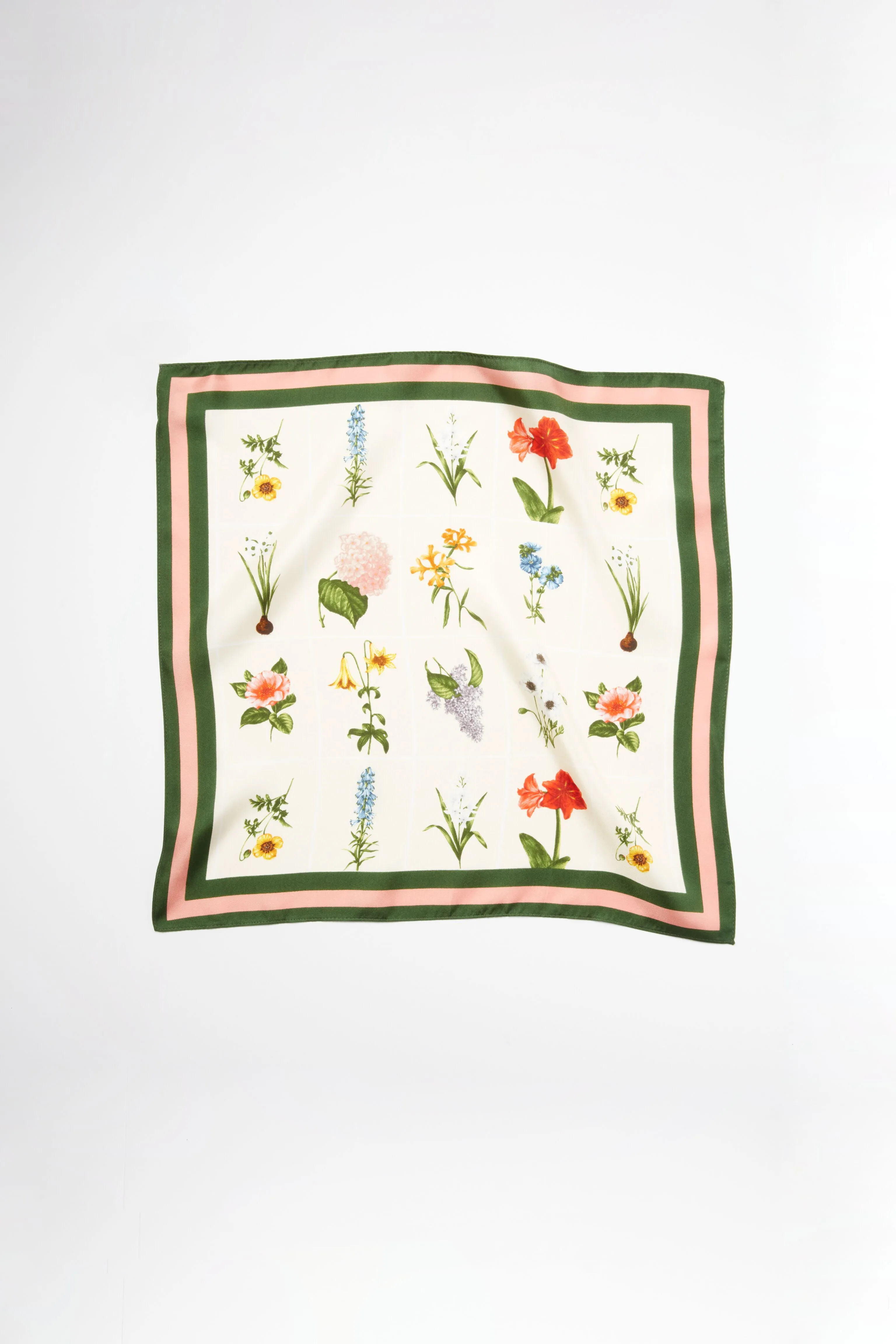 Fresh Buds Silk Scarf