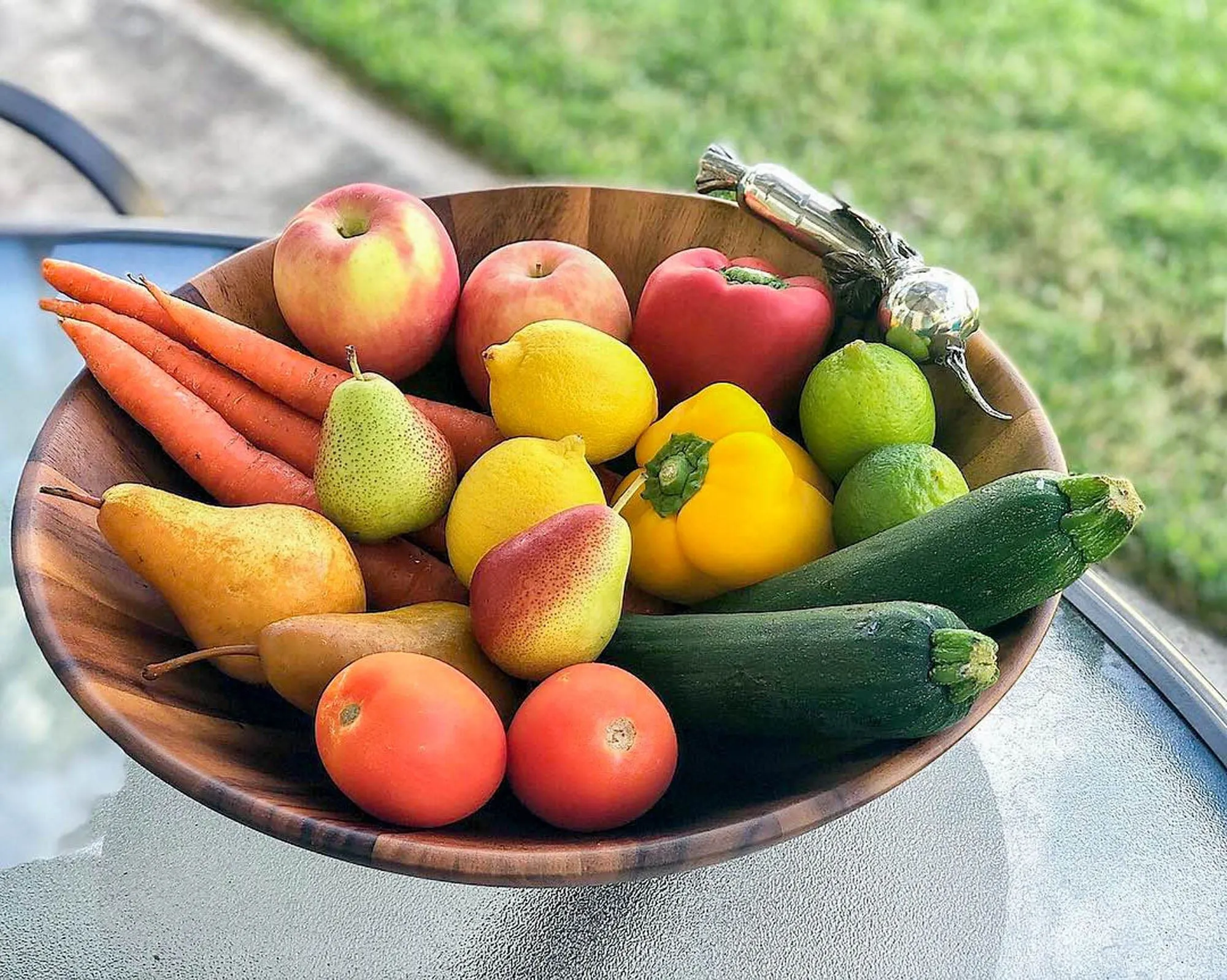 Garden Veggie Salad Serving Bowl