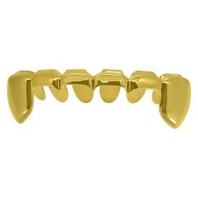 Gold Grillz Half Open Bottom Teeth