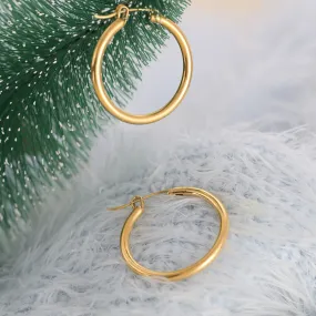 Golden Halo Hoops