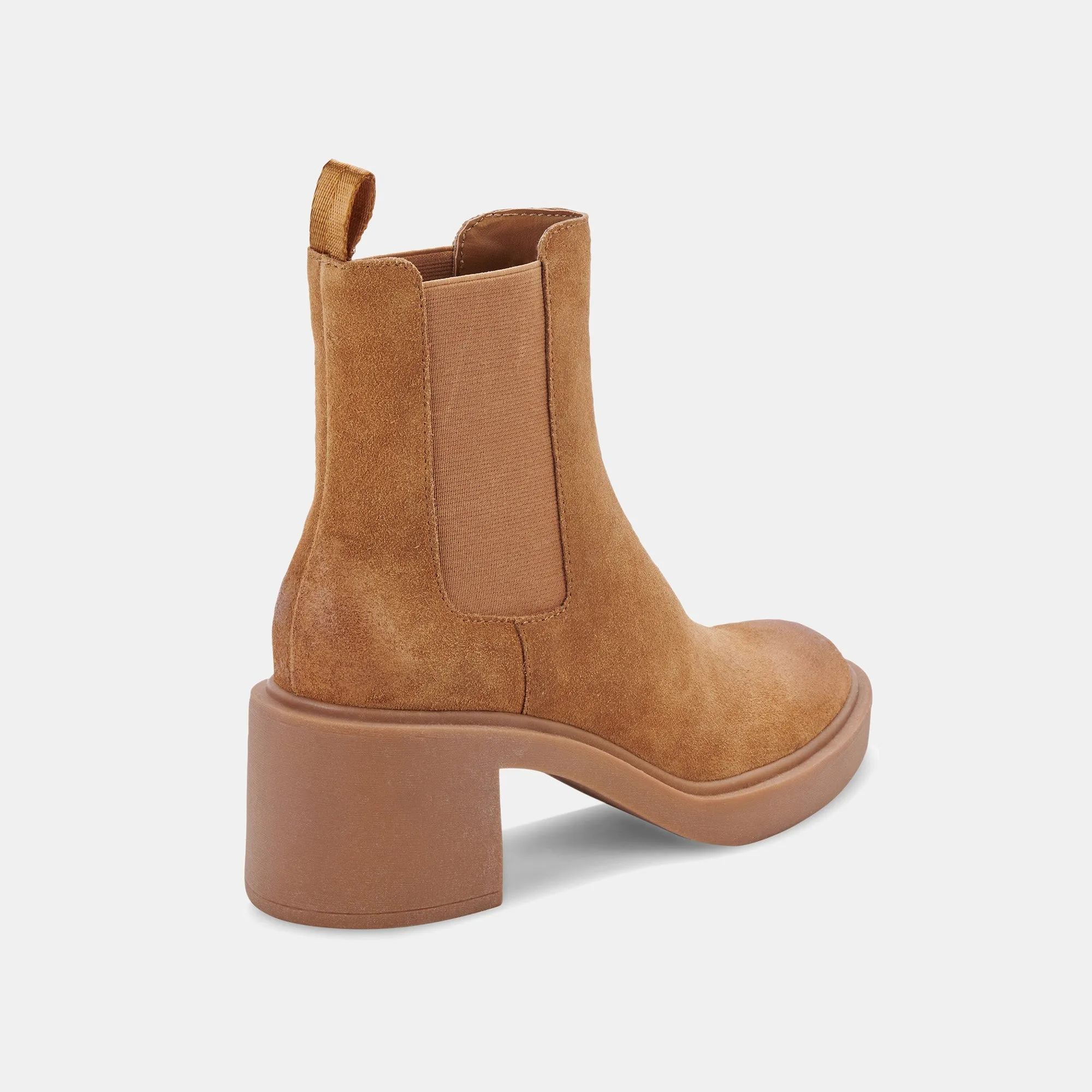 GUNNER BOOTIES BROWN SUEDE - re:vita