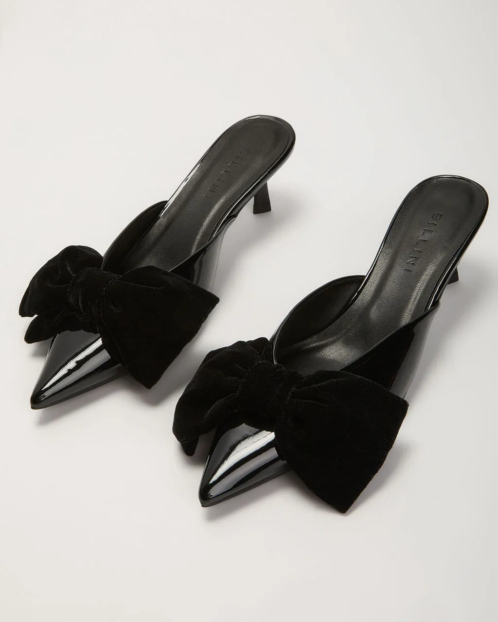 Holiday Charm Bow Kitten Heel Mule