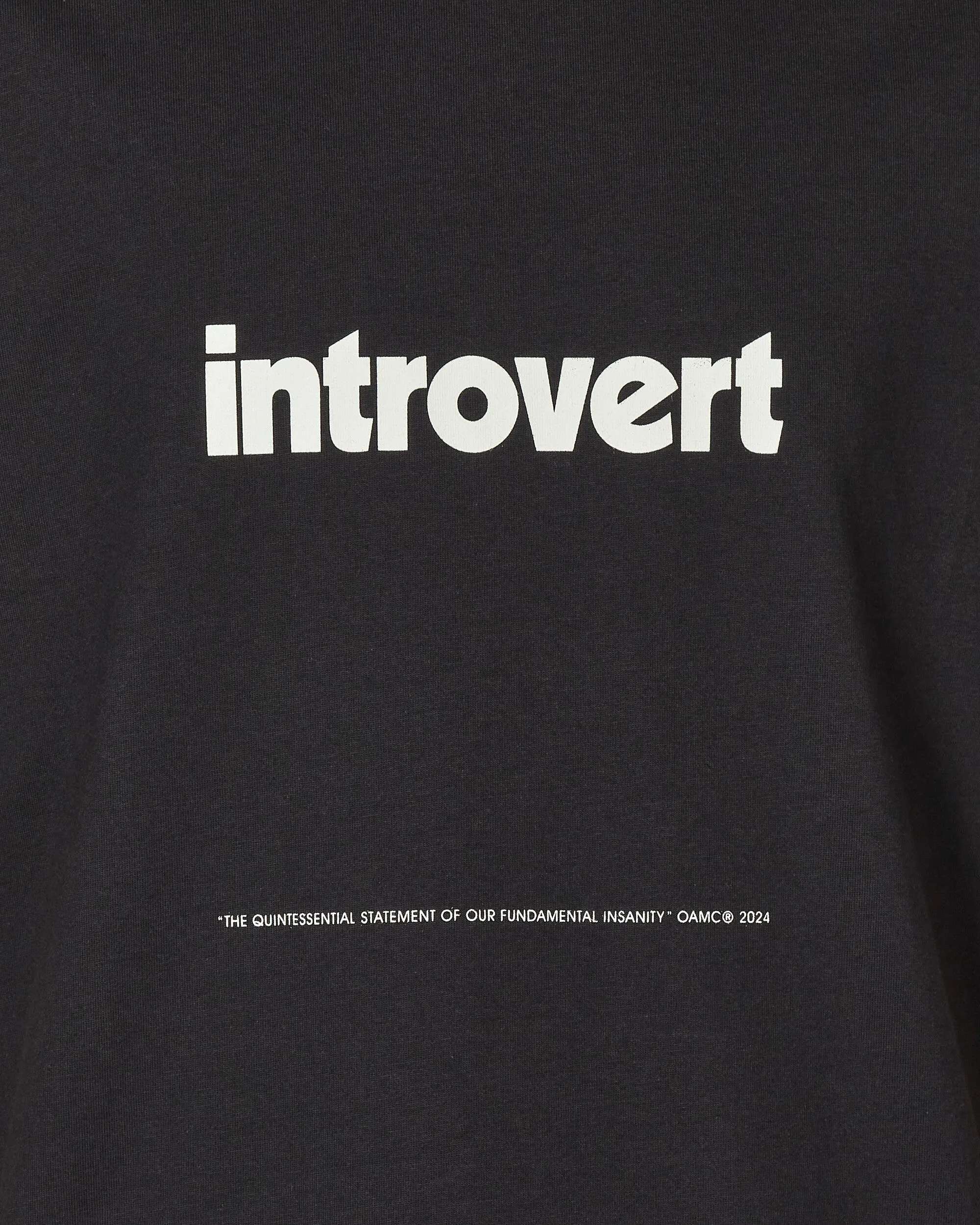 Introvert T-Shirt Black