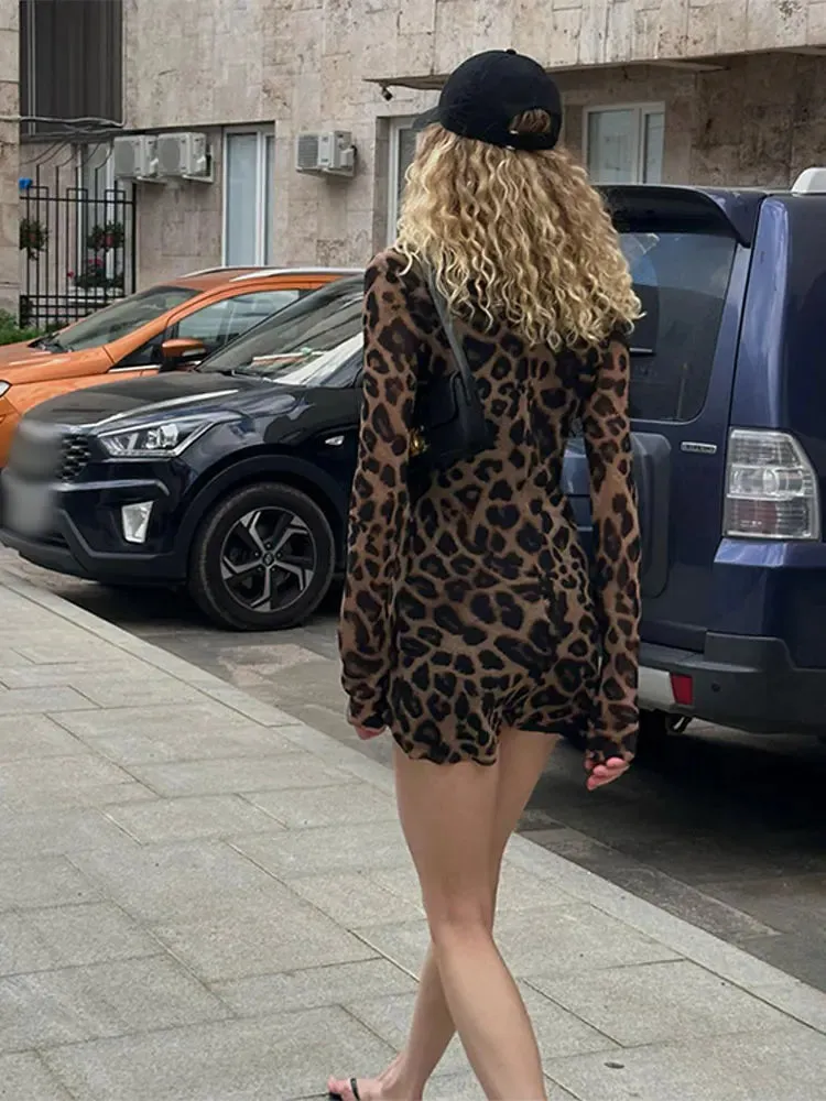 Iris May - Leopard mini dress