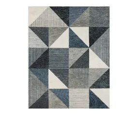 Karastan Bowen Oblique Rug - Blue