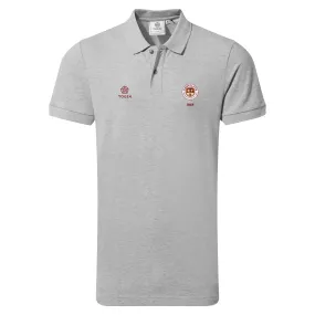 Lightcliffe CC Mens - Aketon Polo Shirt Light Grey Marl