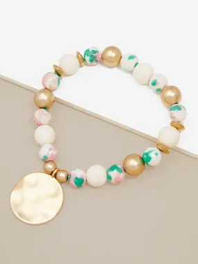 Nora Medallion Charm Bracelet