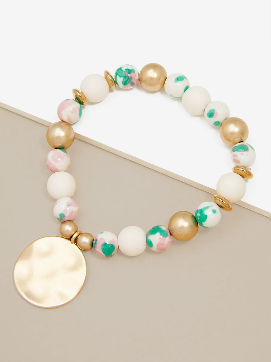 Nora Medallion Charm Bracelet