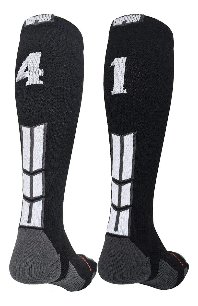 Player Id Jersey Number Socks Over the Calf Length Black White