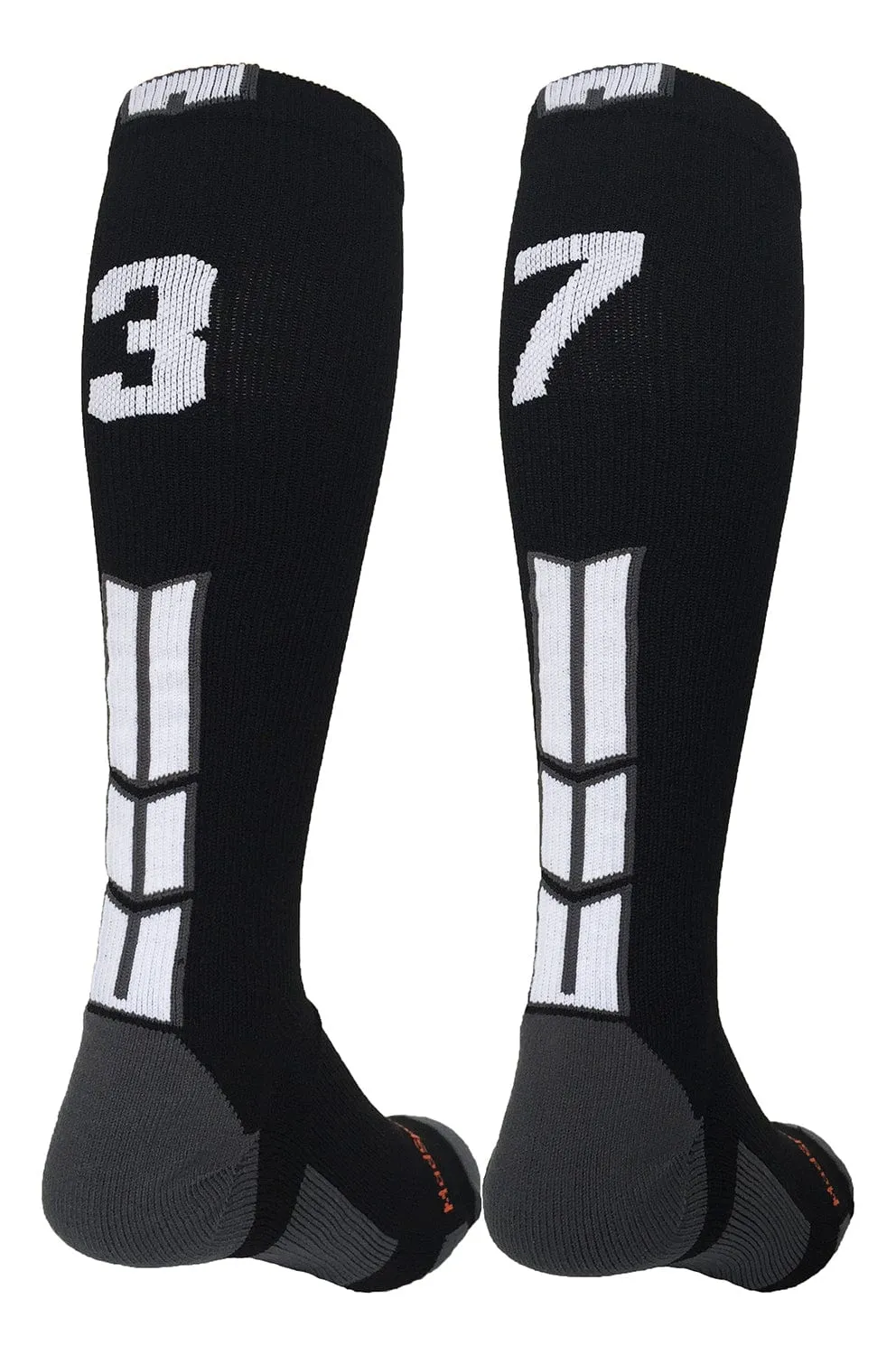 Player Id Jersey Number Socks Over the Calf Length Black White