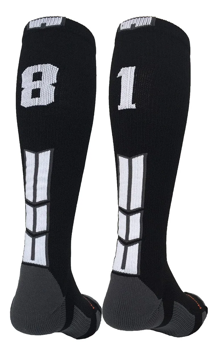 Player Id Jersey Number Socks Over the Calf Length Black White