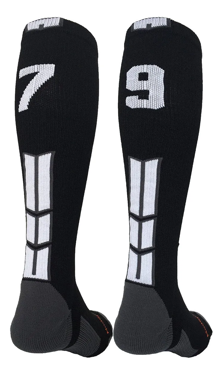 Player Id Jersey Number Socks Over the Calf Length Black White