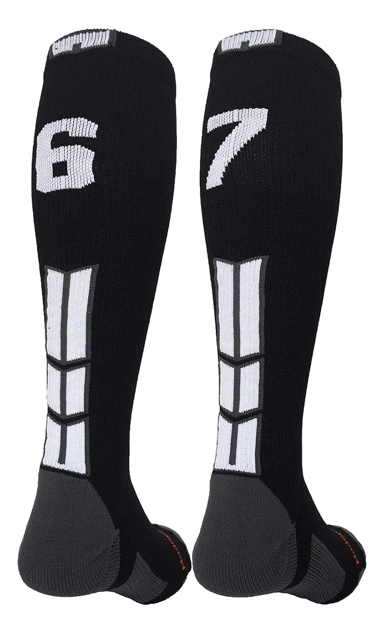 Player Id Jersey Number Socks Over the Calf Length Black White