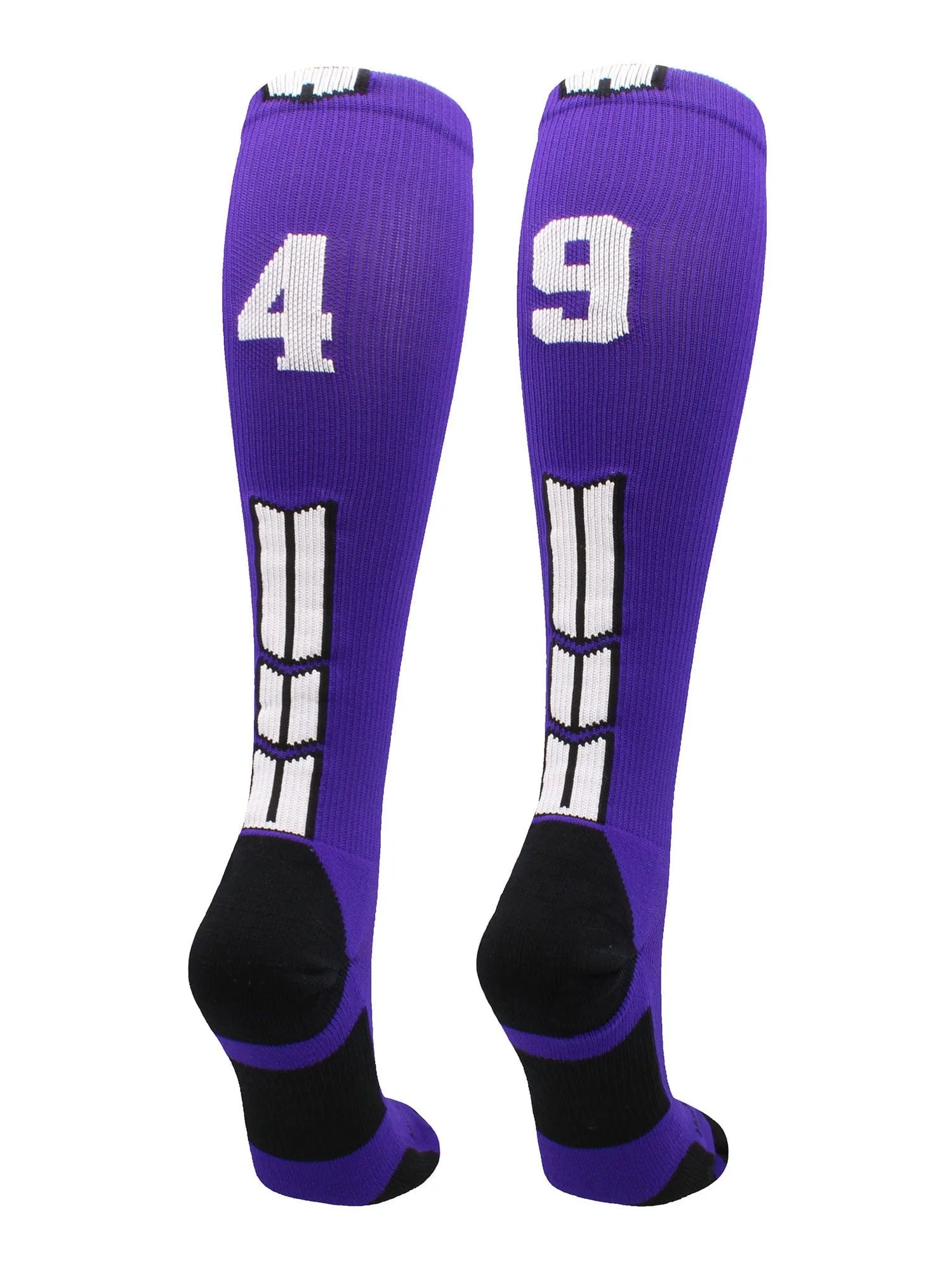 Player Id Jersey Number Socks Over the Calf Length Purple White