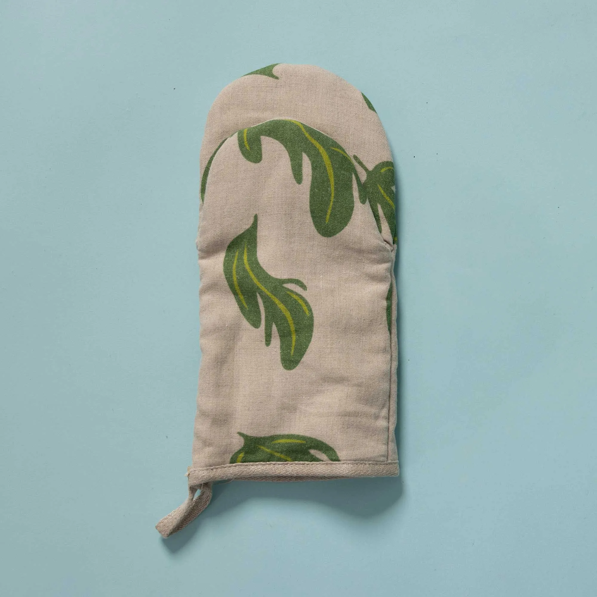 SAMSARA Organic Hemp Oven Mitt (100% Organic Cotton Fill) (No Fire Retardants, No Plastic, No Polyester, OC Thread) (100% Biodegradable)