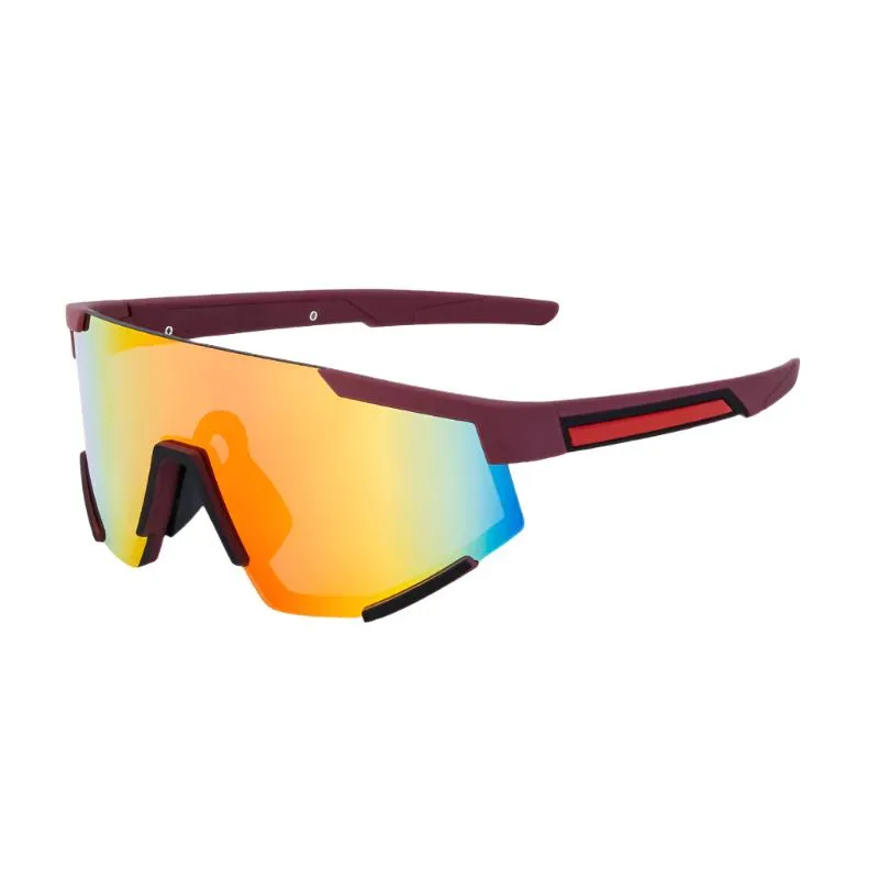 Sports Once-piece Shield Sunglasses For Unisex-SunglassesCraft