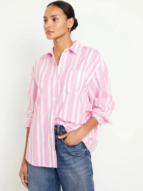 STRIPED BOYFRIEND SHIRT