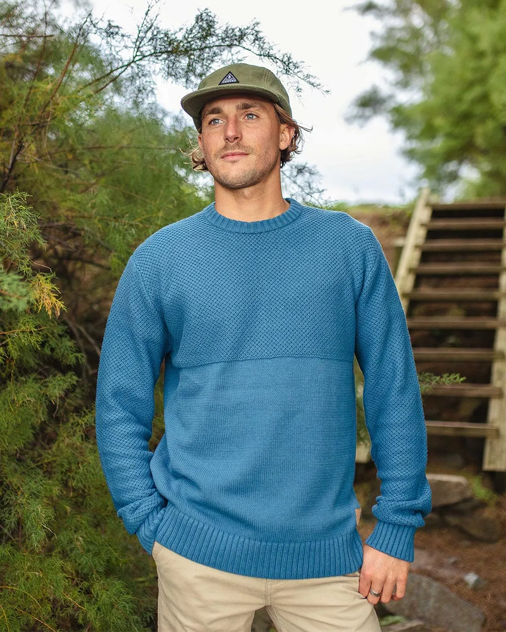 Swell Knitted Jumper - Blue Steel