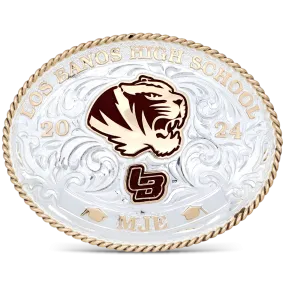 Traditional Round Up Custom Buckle