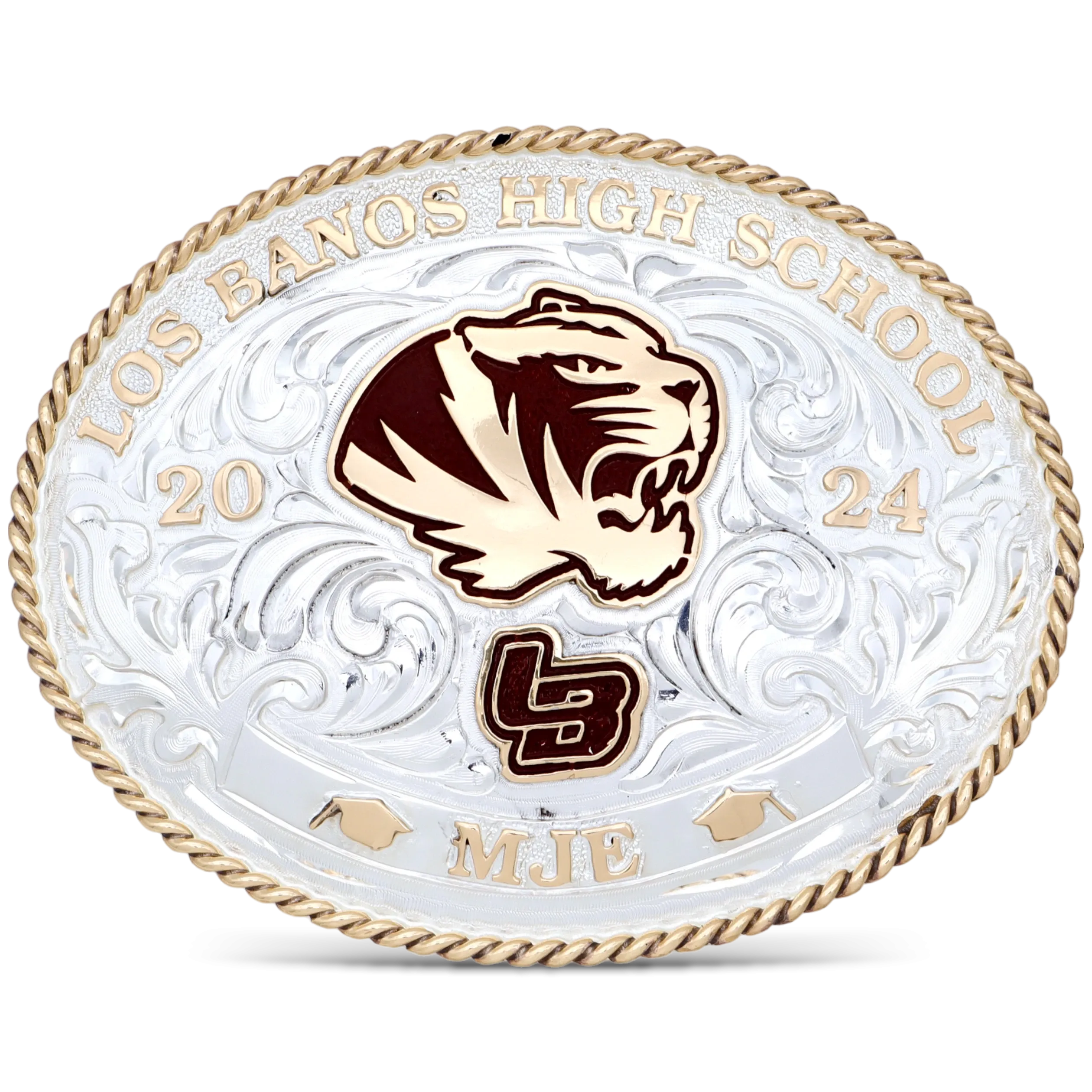 Traditional Round Up Custom Buckle