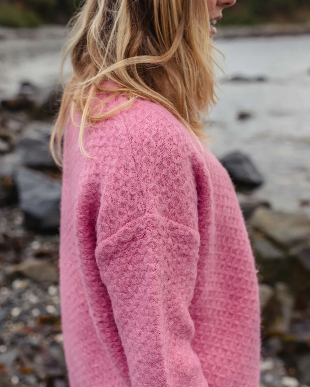 Tranquil Knitted Jumper - Pink Mahogony