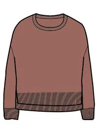 Tranquil Knitted Jumper - Pink Mahogony