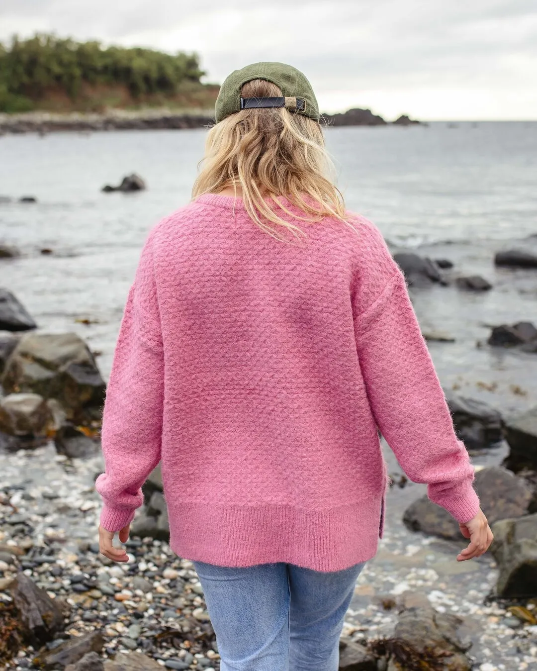 Tranquil Knitted Jumper - Pink Mahogony