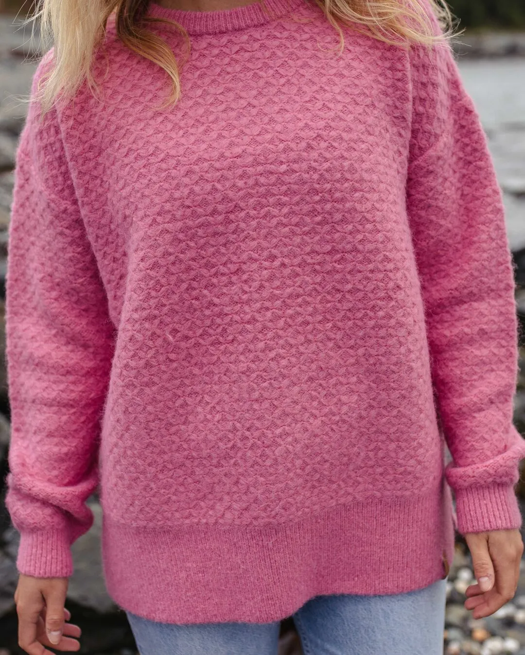 Tranquil Knitted Jumper - Pink Mahogony