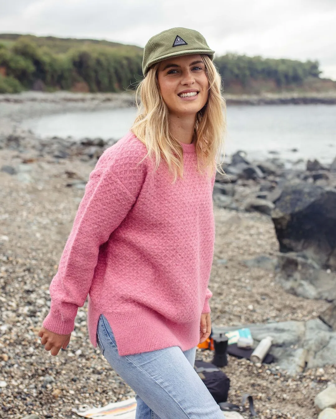 Tranquil Knitted Jumper - Pink Mahogony