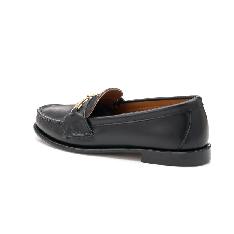 Women's Horsebit Loafers - Black Calf