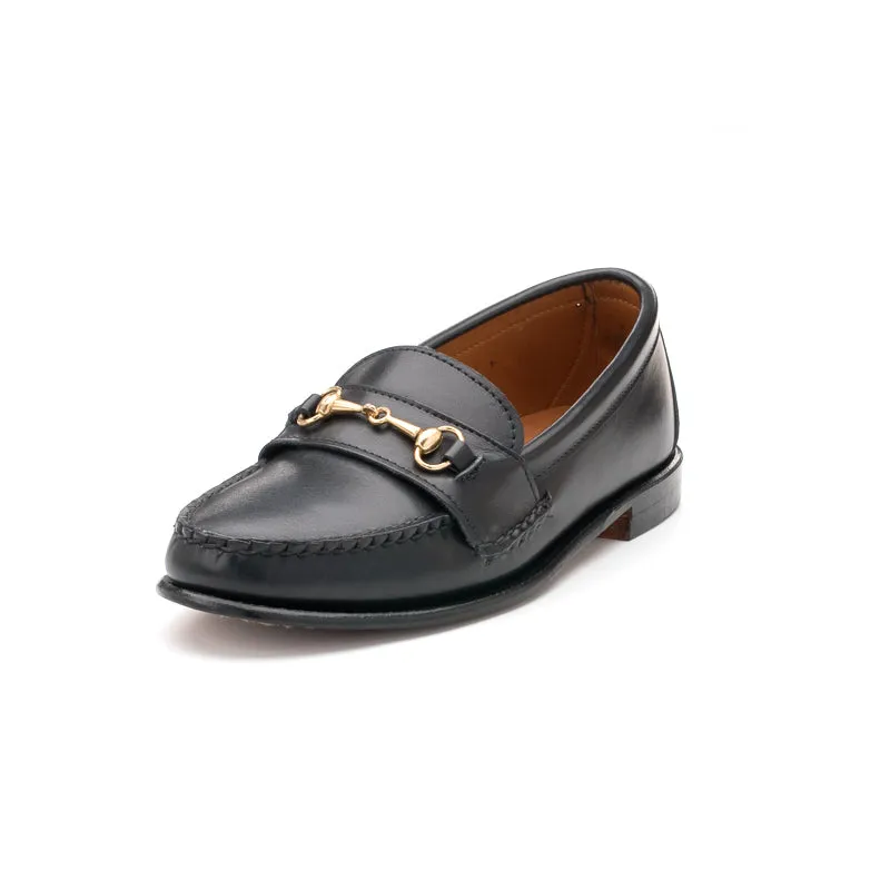 Women's Horsebit Loafers - Black Calf