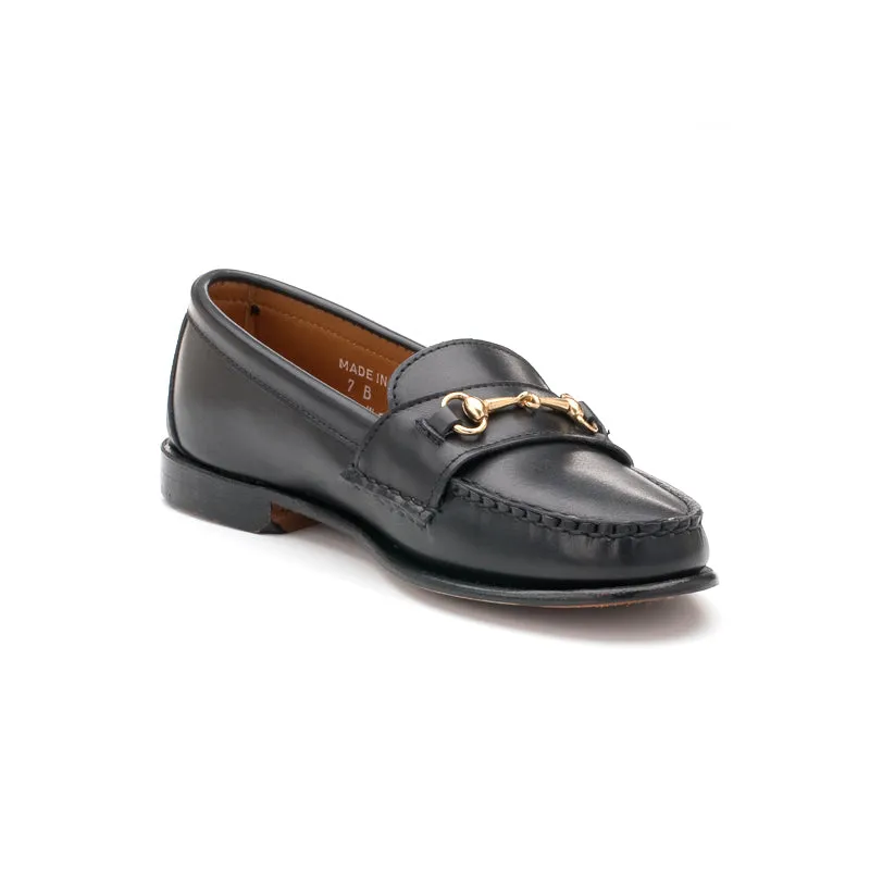 Women's Horsebit Loafers - Black Calf