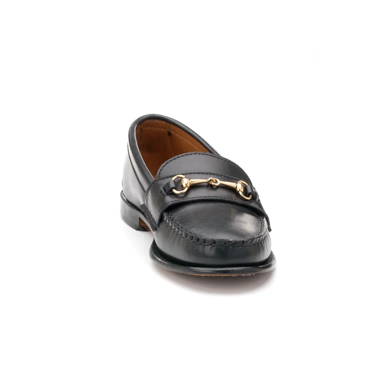 Women's Horsebit Loafers - Black Calf